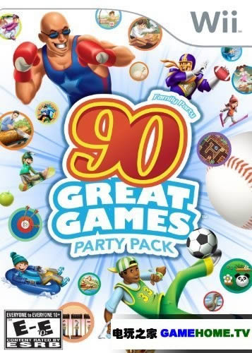 Wii《家庭聚会90个丰富好游戏》美版下载